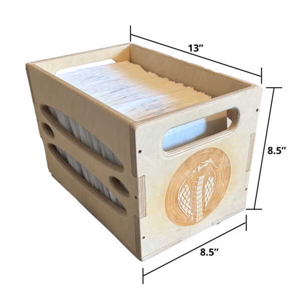 Snake Park Records 7" 45 RPM Vinyl Crate - Image 2