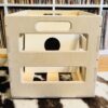 12 inch Wooden Milk Crate for Vinyl